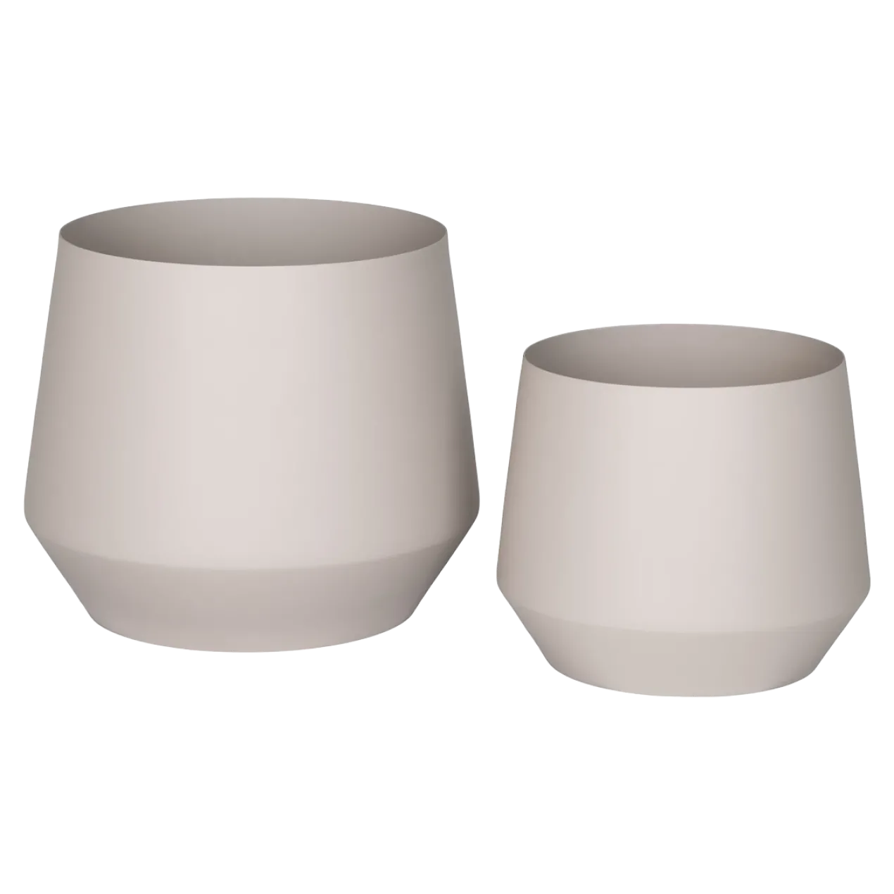 Bloempot Yannick - set van 2 Beige