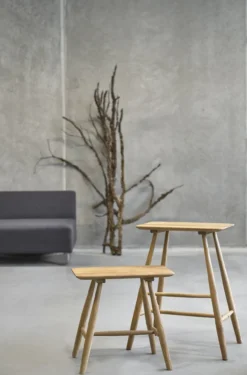 Bodo houten barkruk naturel - 64 cm
