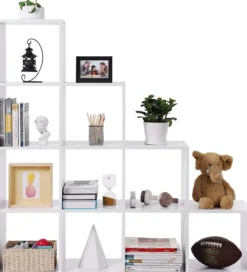 Boekenkast met 10 kubussen - Indusign Bruin