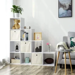 Boekenkast met 10 kubussen - Indusign Bruin