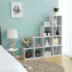 Boekenkast met 10 kubussen - Indusign Wit
