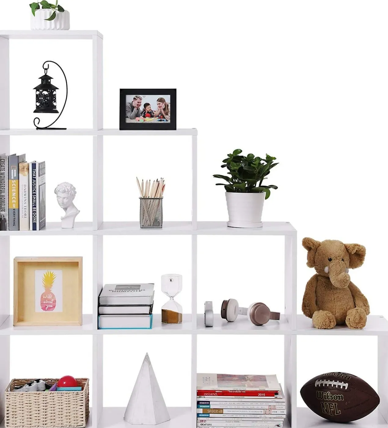 Boekenkast met 10 kubussen - Indusign Wit