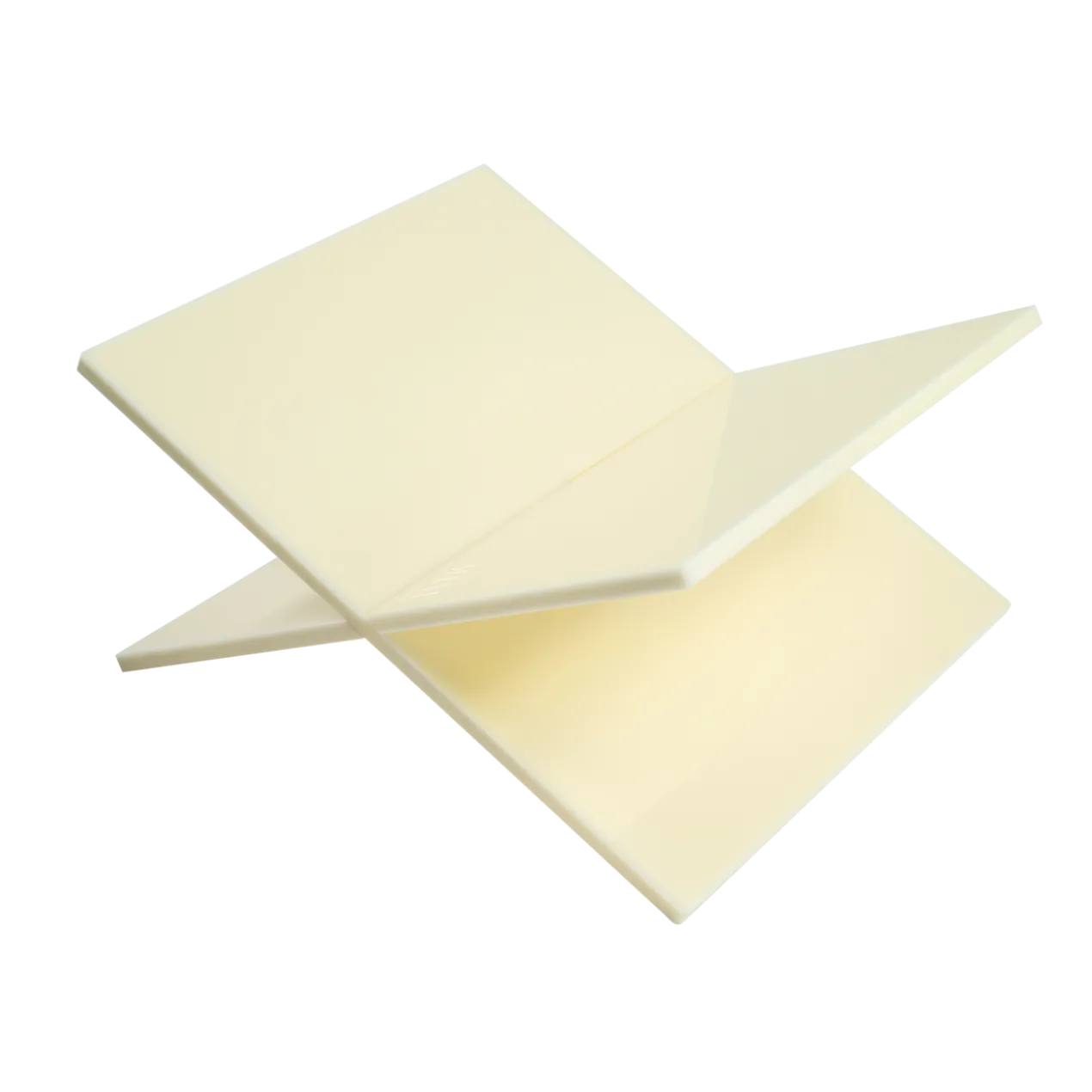 Boekenstandaard Bataiero acryl butter yellow