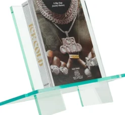 Boekenstandaard L Crystal Green