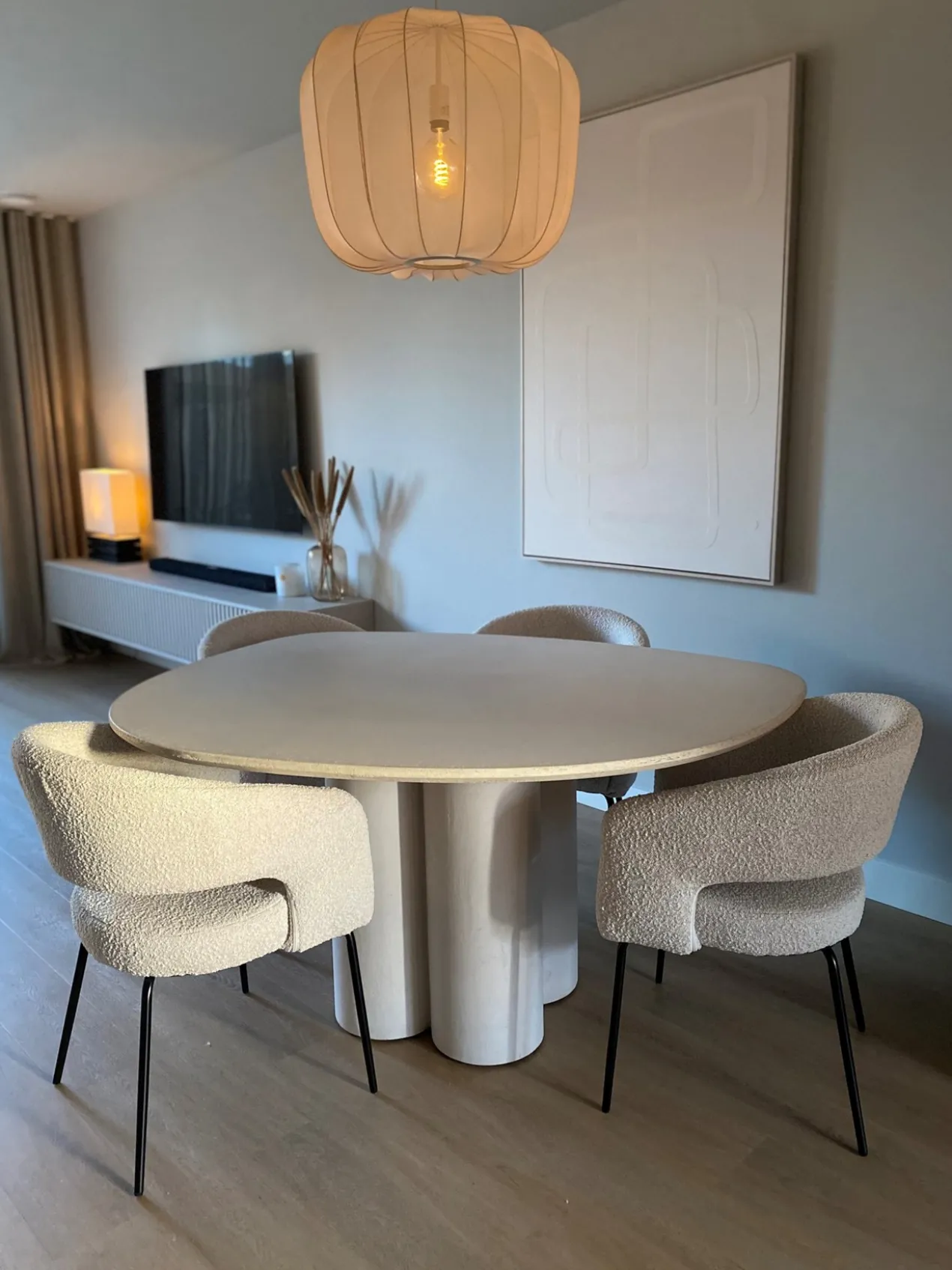 Bogard eettafel Limoen - fig 120 x 110 cm