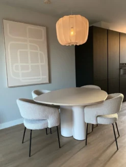 Bogard eettafel Limoen - fig 130 x 120 cm