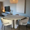 Bogard Pebble beton wit Bogard Eettafel beton - White 150 cm