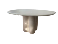 Bogard Pebble beton wit Bogard Eettafel beton - White 150 cm