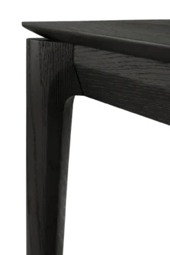 Bok bank - eiken zwart - 146cm