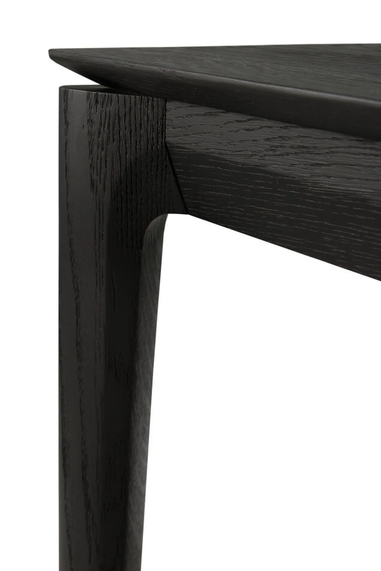 Bok bank - eiken zwart - 146cm