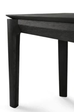 Bok bank - eiken zwart - 146cm