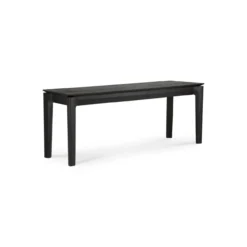 Bok bank - eiken zwart - 146cm