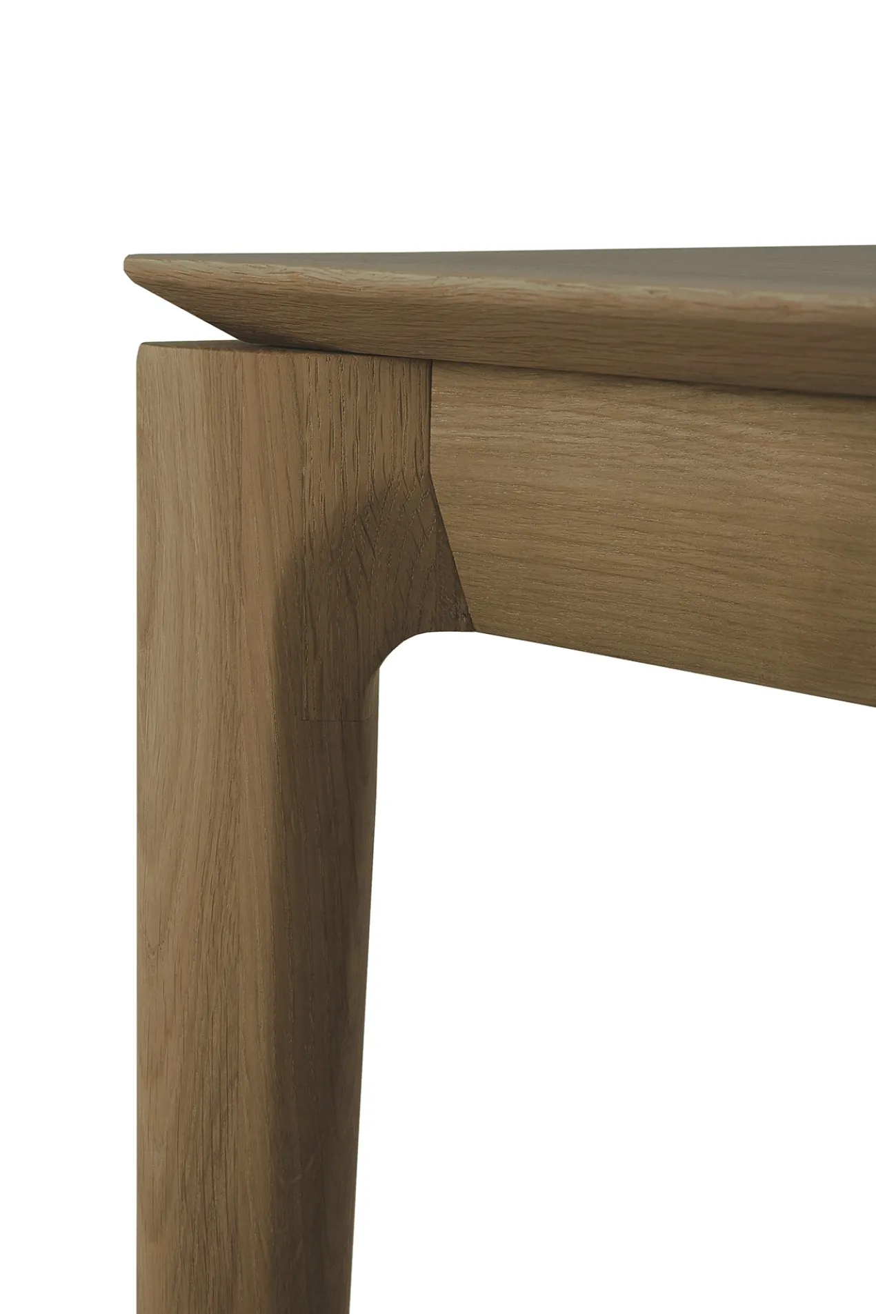 Bok bank - teak - 166cm - onbehandeld