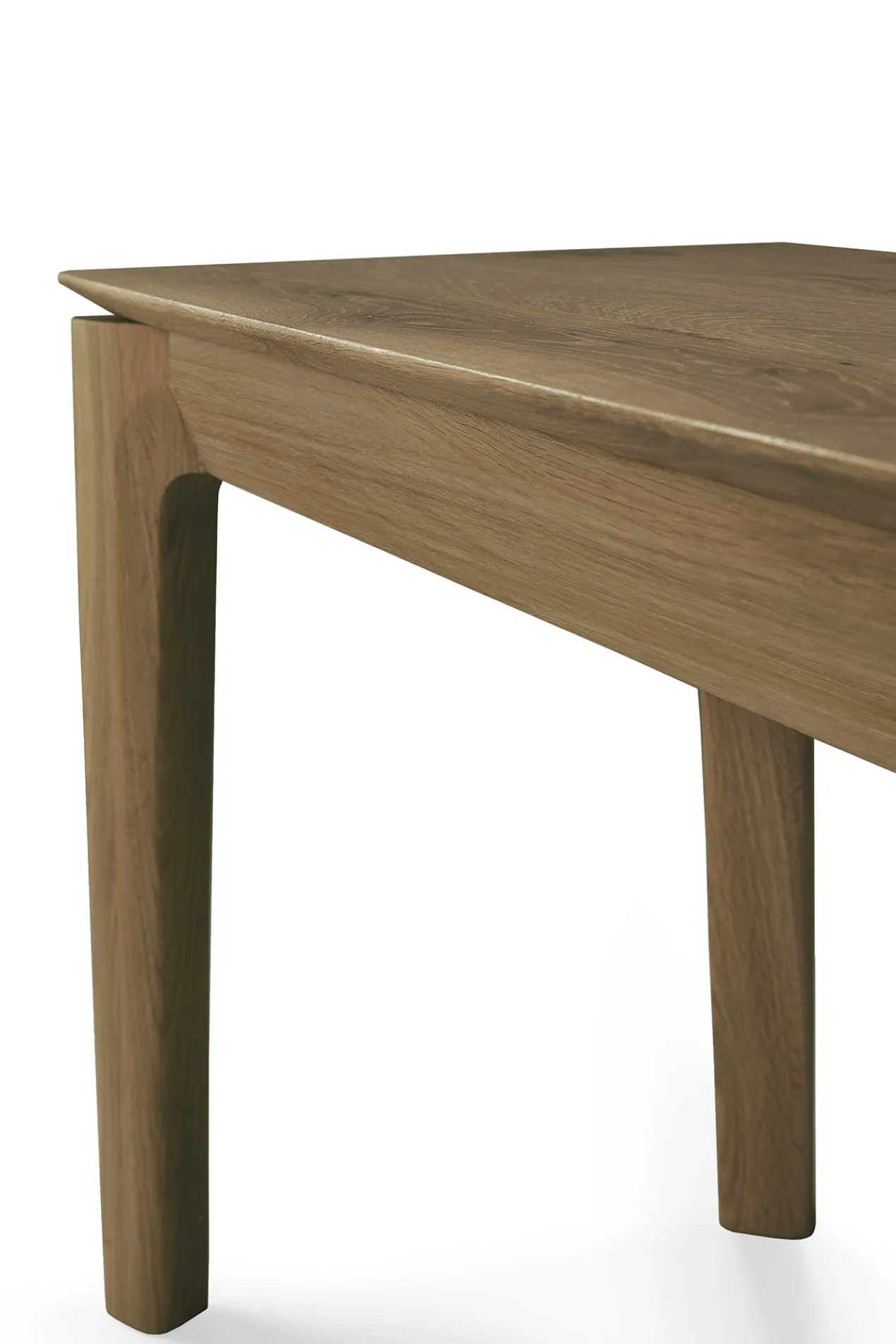Bok bank - teak - 166cm - onbehandeld