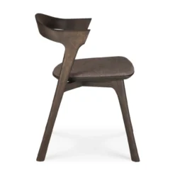Bok stoel - bruin eiken - warm brown stof
