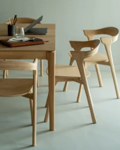 Bok stoel - eiken - geolied