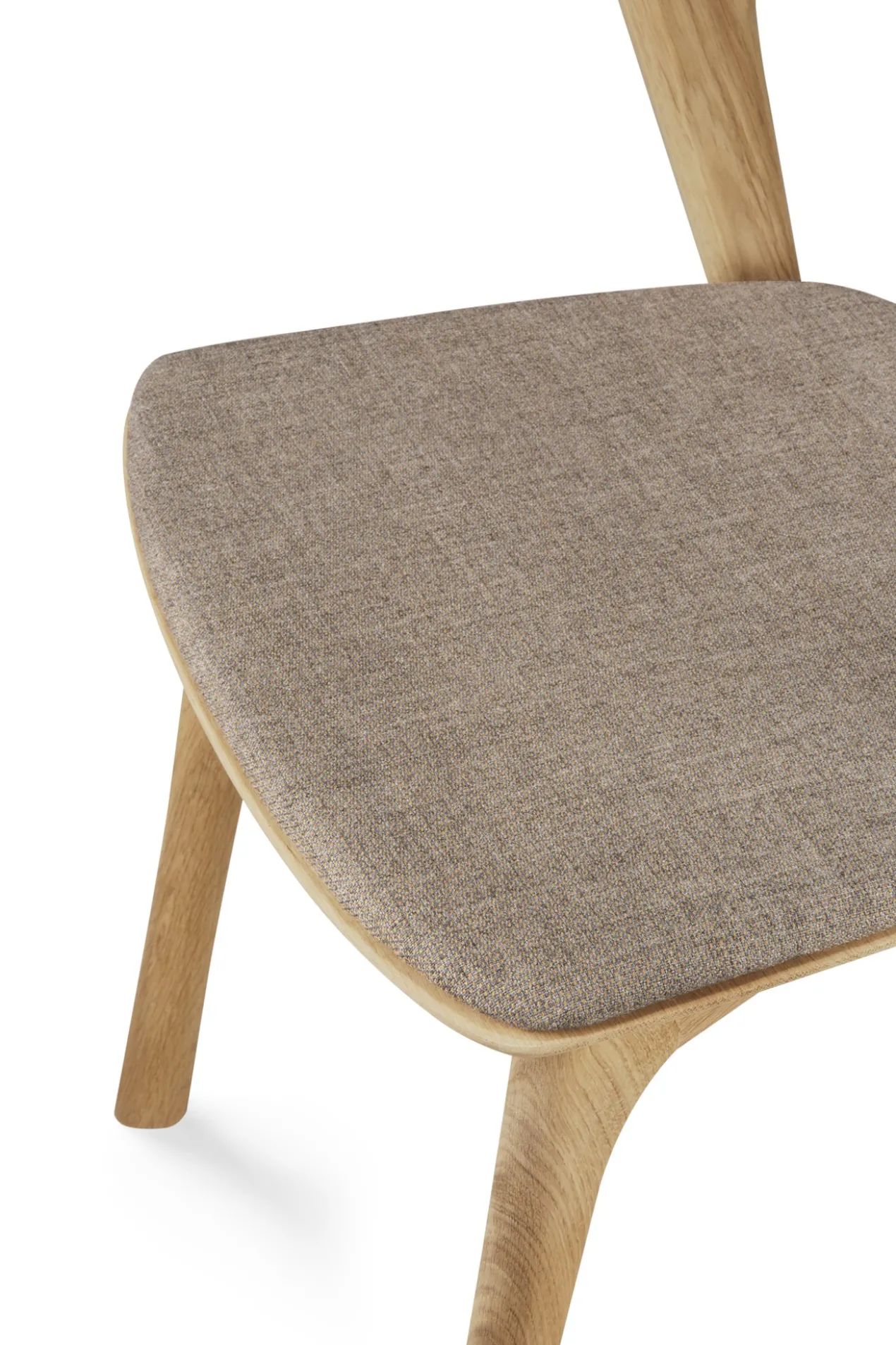 Bok stoel - eiken - warm grey stof