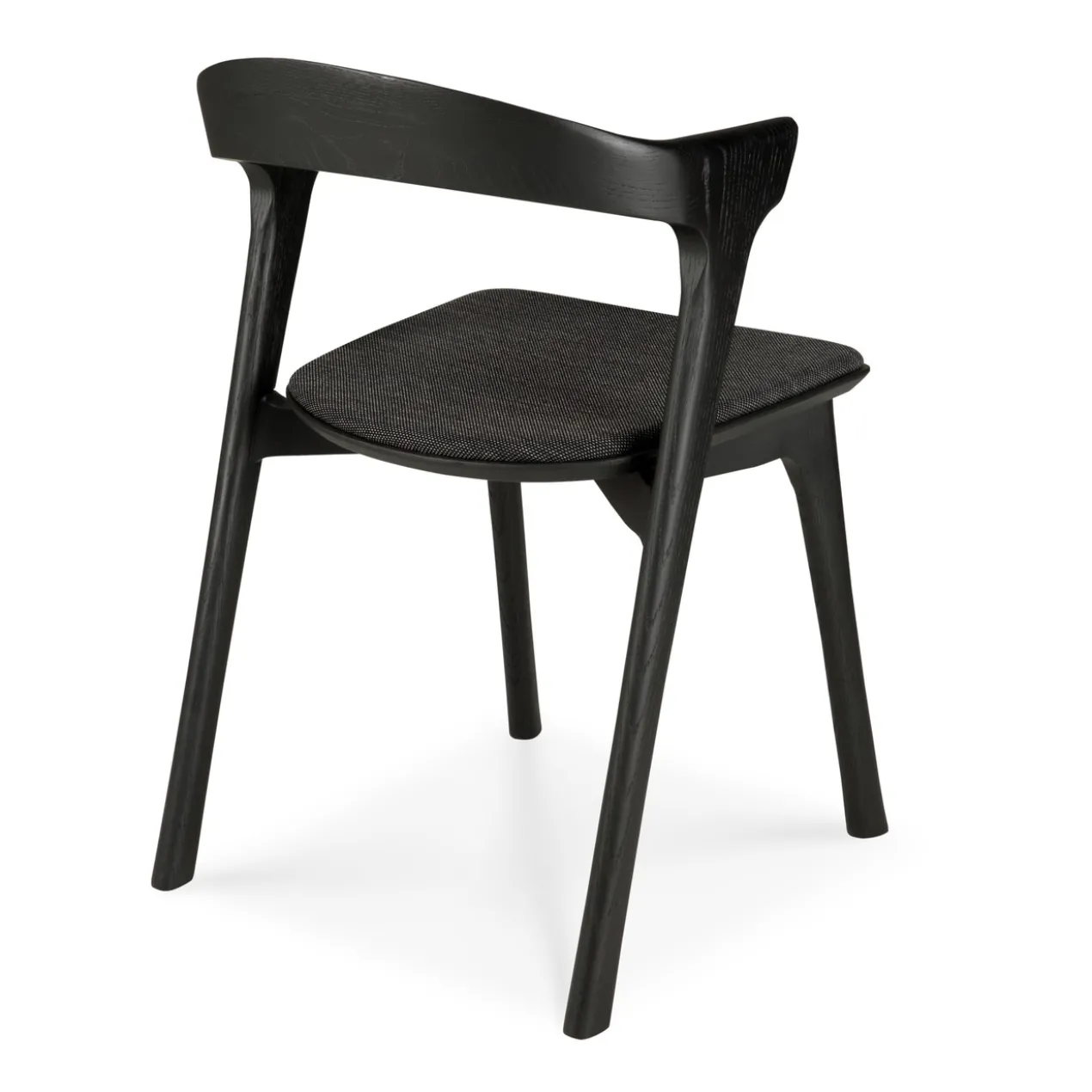 Bok stoel - eiken zwart - soft black stof