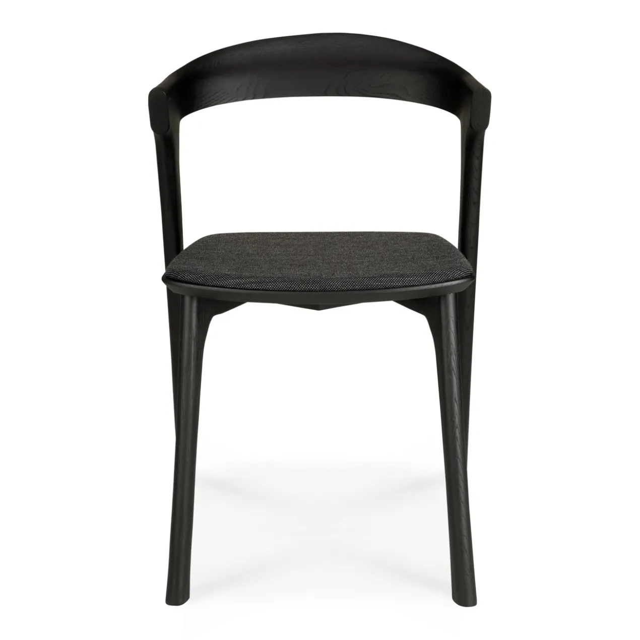 Bok stoel - eiken zwart - soft black stof