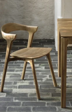 Bok stoel - teak - onbehandeld