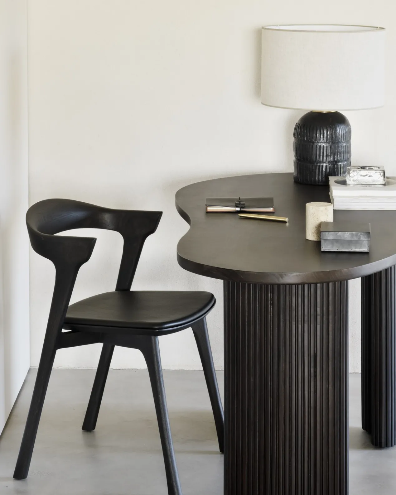 Boomerang bureau 200 - donker mahonie