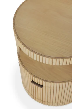 Boomerang bureau ladekast eiken