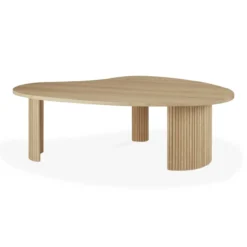 Boomerang koffietafel - eiken - groot