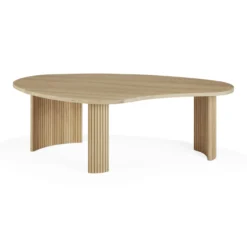 Boomerang koffietafel - eiken - groot