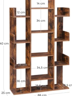 Boomvormige boekenplank Indusign #2
