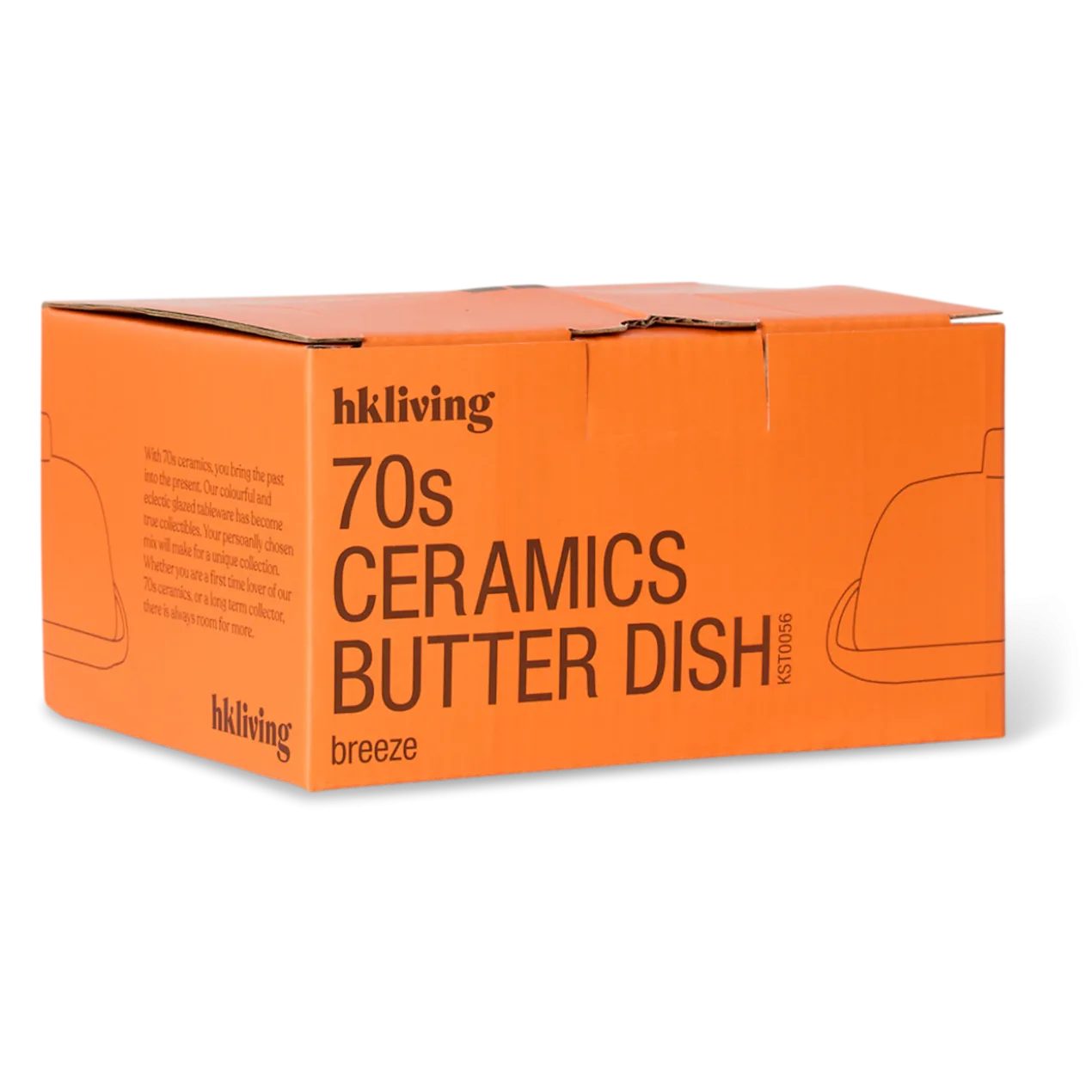 Botervloot 70s ceramics butter dish breeze