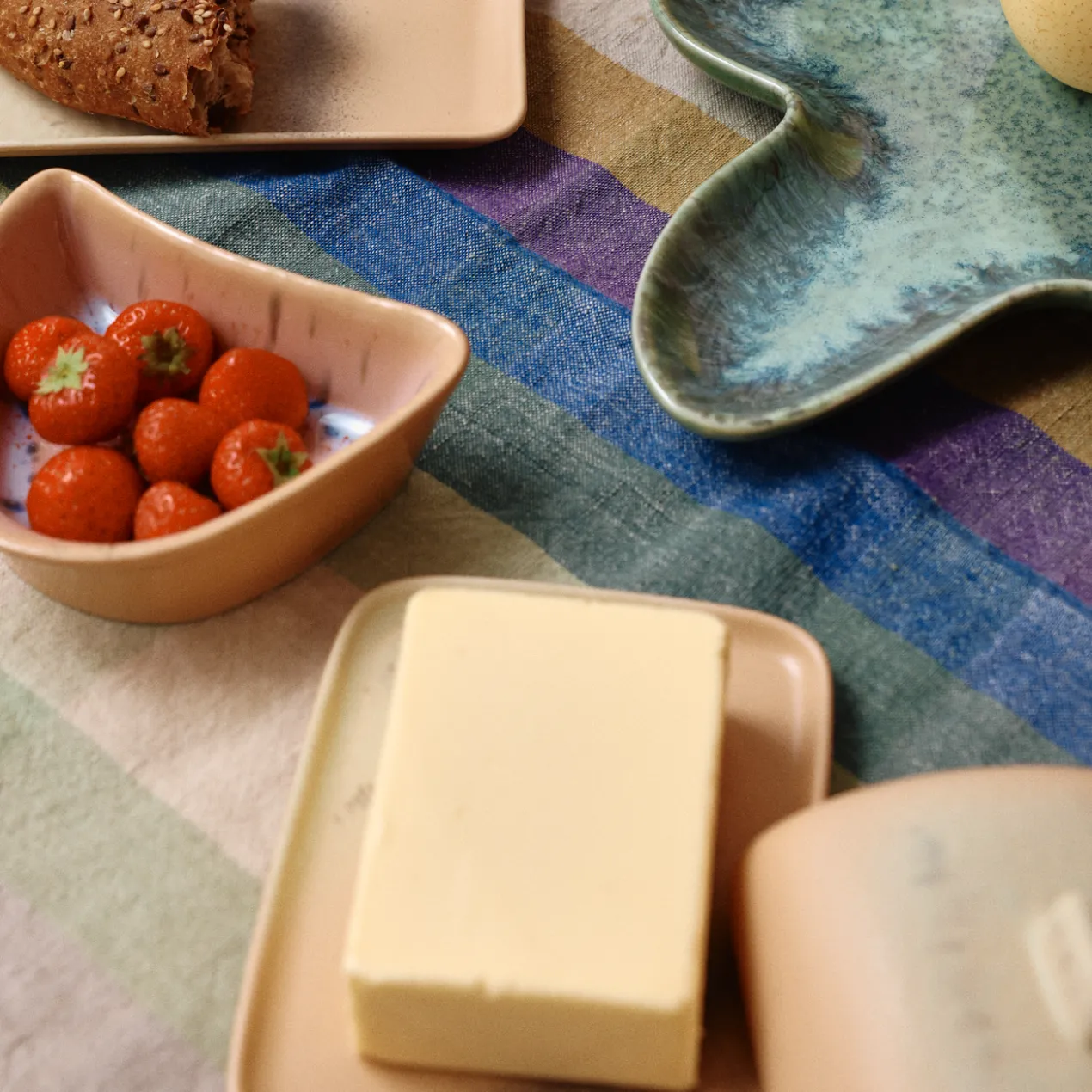 Botervloot 70s ceramics butter dish breeze