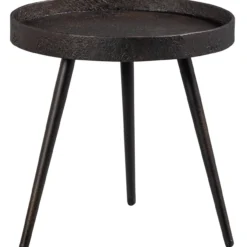 Bounds bijzettafel m hout/metaal antique goud 41xo41 cm