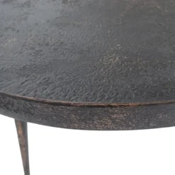 Bounds bijzettafel xl hout/metaal antique goud 40xo76 cm