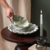 Bowl Flower marble himalayan green