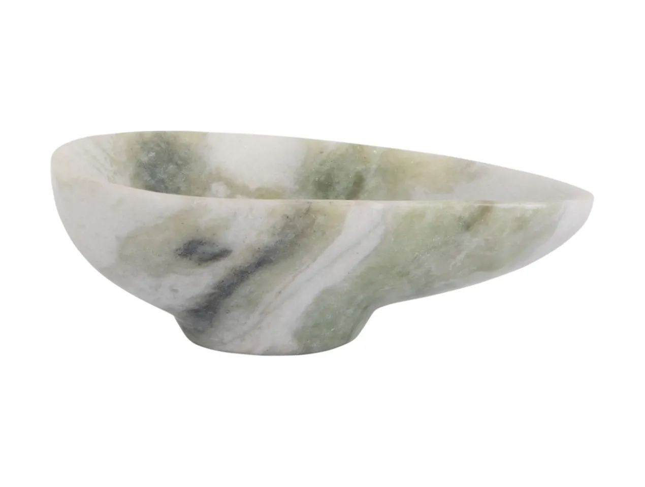 Bowl Organic marble himalayan green