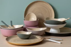 Bowl set Puro Organic bamboo jungle green