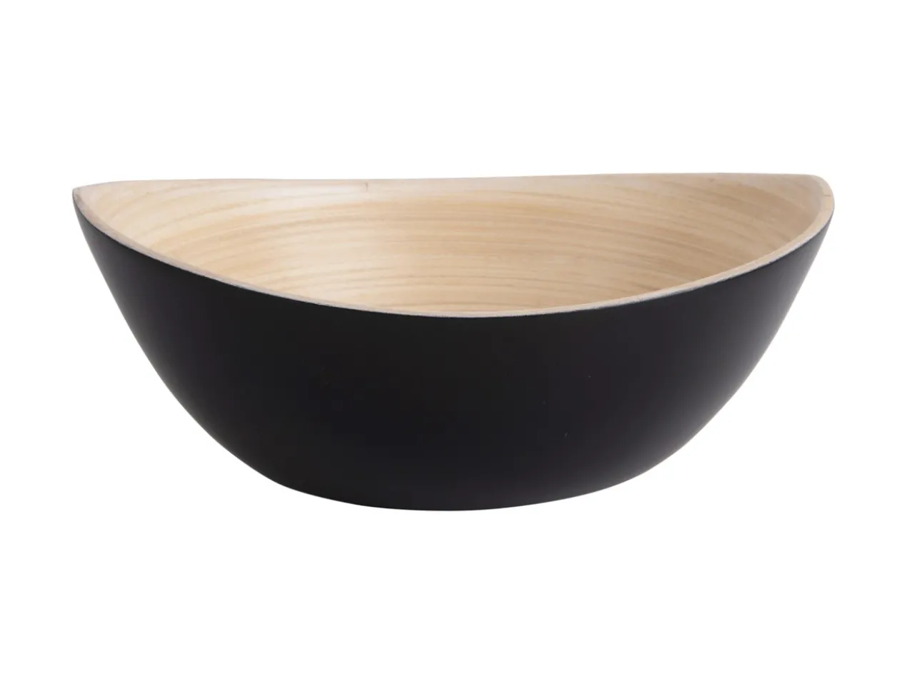 Bowl set Puro Oval bamboo black