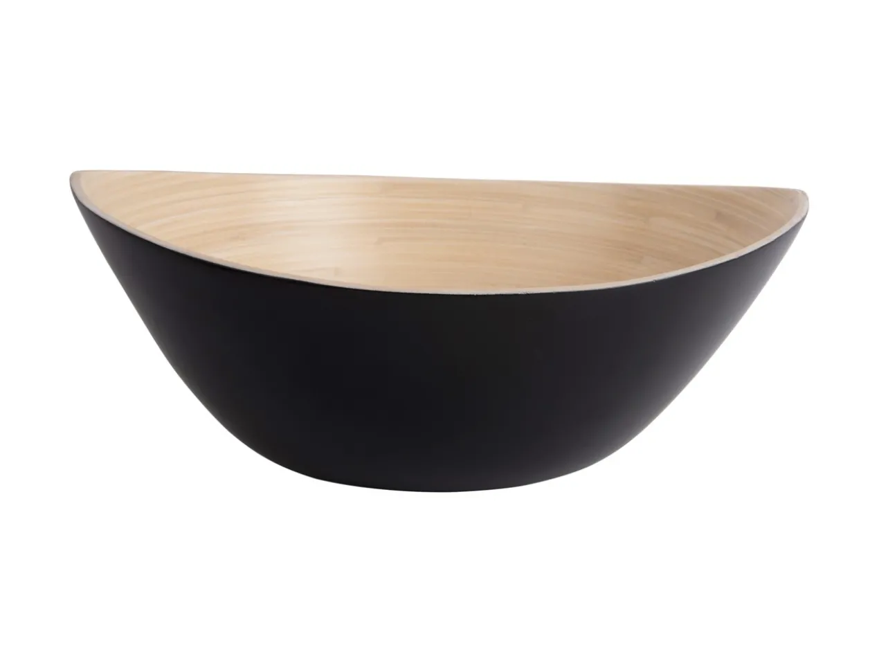 Bowl set Puro Oval bamboo black
