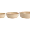Bowl set Puro Round bamboo natural