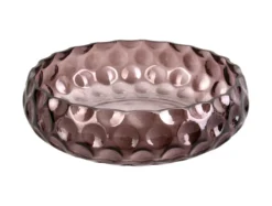 Bowl Speckles glass large chocolate brown