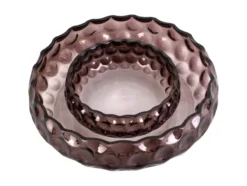 Bowl Speckles glass large chocolate brown
