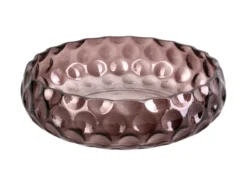 Bowl Speckles glass large chocolate brown