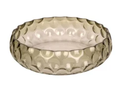 Bowl Speckles glass large moss green