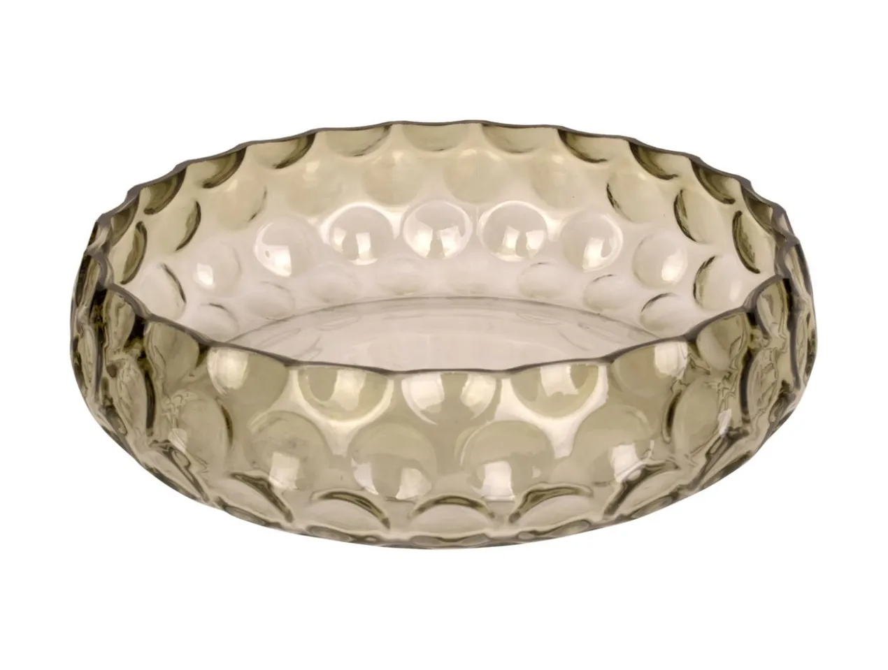 Bowl Speckles glass large moss green