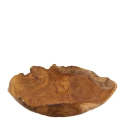 Bowl waxed teak
