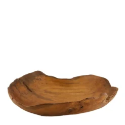 Bowl waxed teak