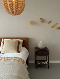 Boxspring Sparkle Velvet Natural 180x210 cm