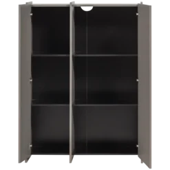 Brock 2-deurs kast essen fineer warmgrijs [fsc]