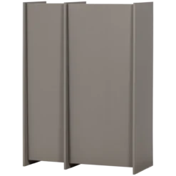 Brock 2-deurs kast essen fineer warmgrijs [fsc]