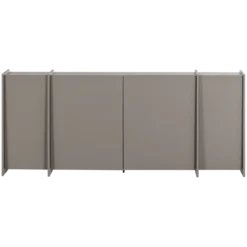 Brock dressoir 200 cm essen fineer warmgrijs [fsc]